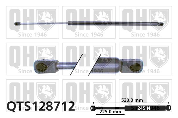 QUINTON HAZELL Газовая пружина, капот QTS128712